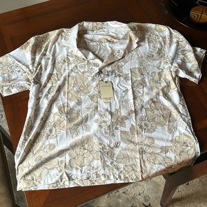 NWT Abercrombie short sleeve button up